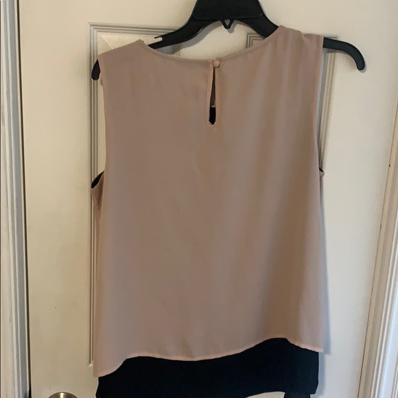 Blush chiffon tank. - Picture 3 of 3